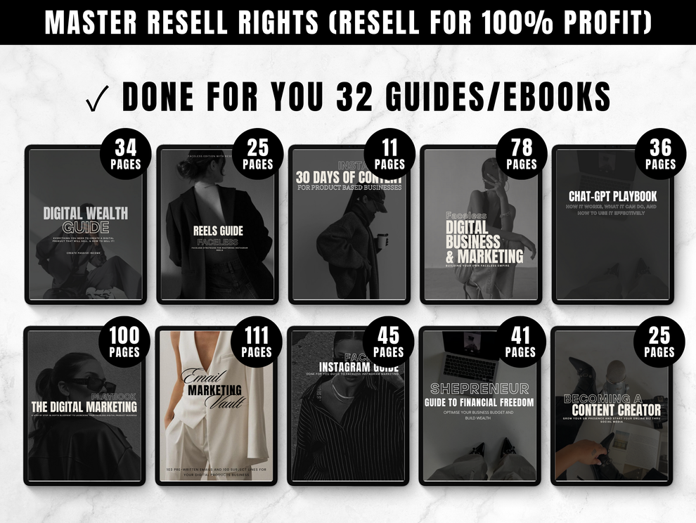 Ultimate Digital Marketing Mega Bundle with Full Resell Rights – PLR ...