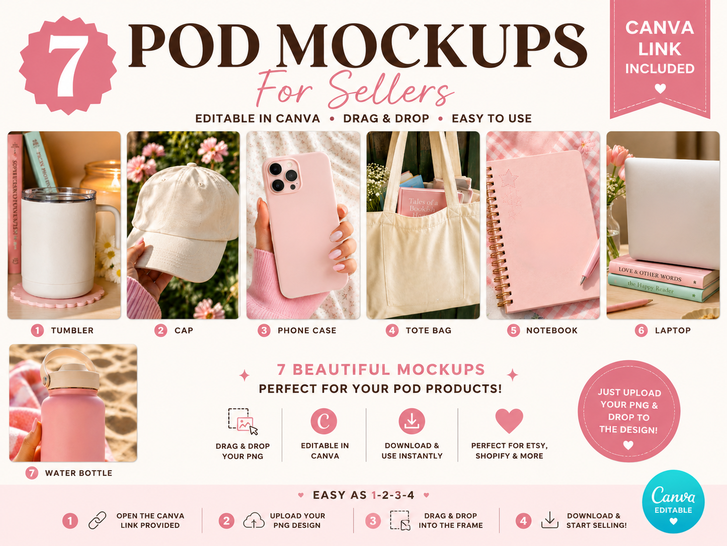 Canva Mockups for POD Sellers