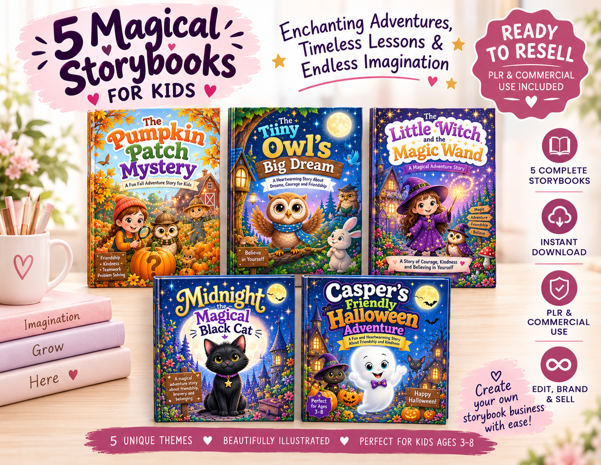 5 Magical Storybooks for Kids Ready to Resell