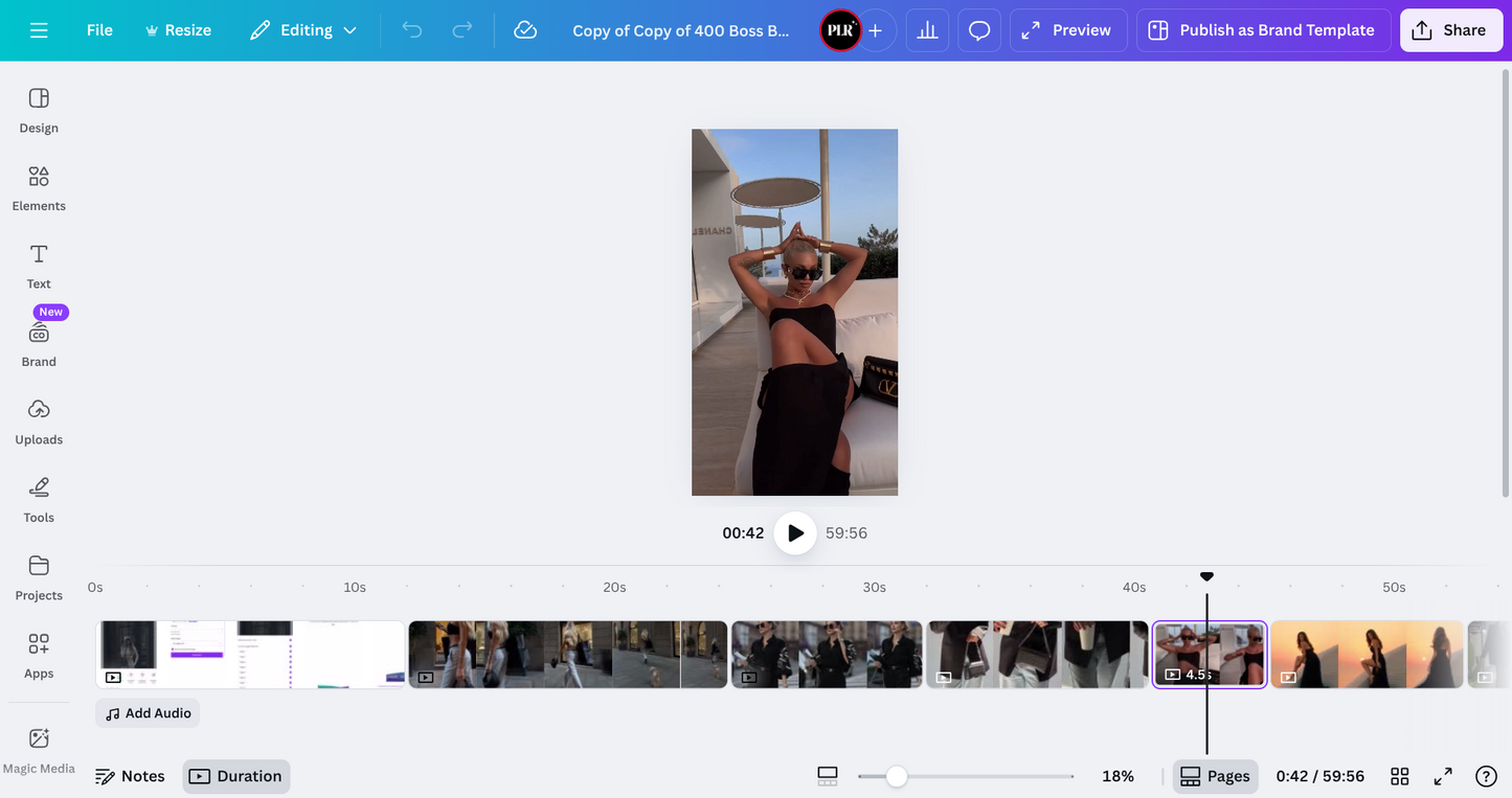 PLR and MRR 700 Faceless Aesthetic and Boss Babe Reels Bundle