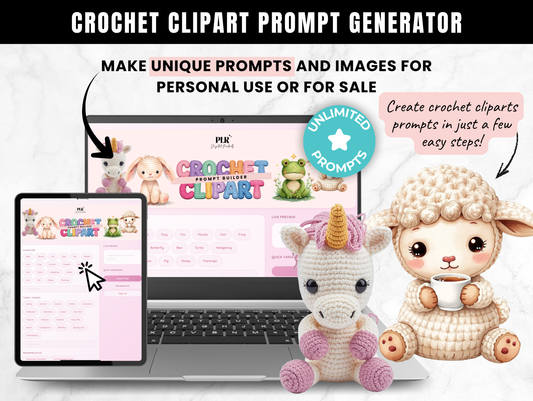 Crochet Clipart Prompt Builder