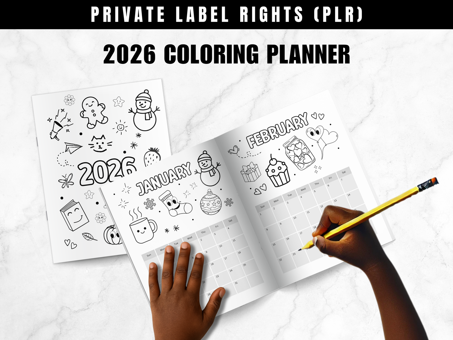2026 Coloring Planner