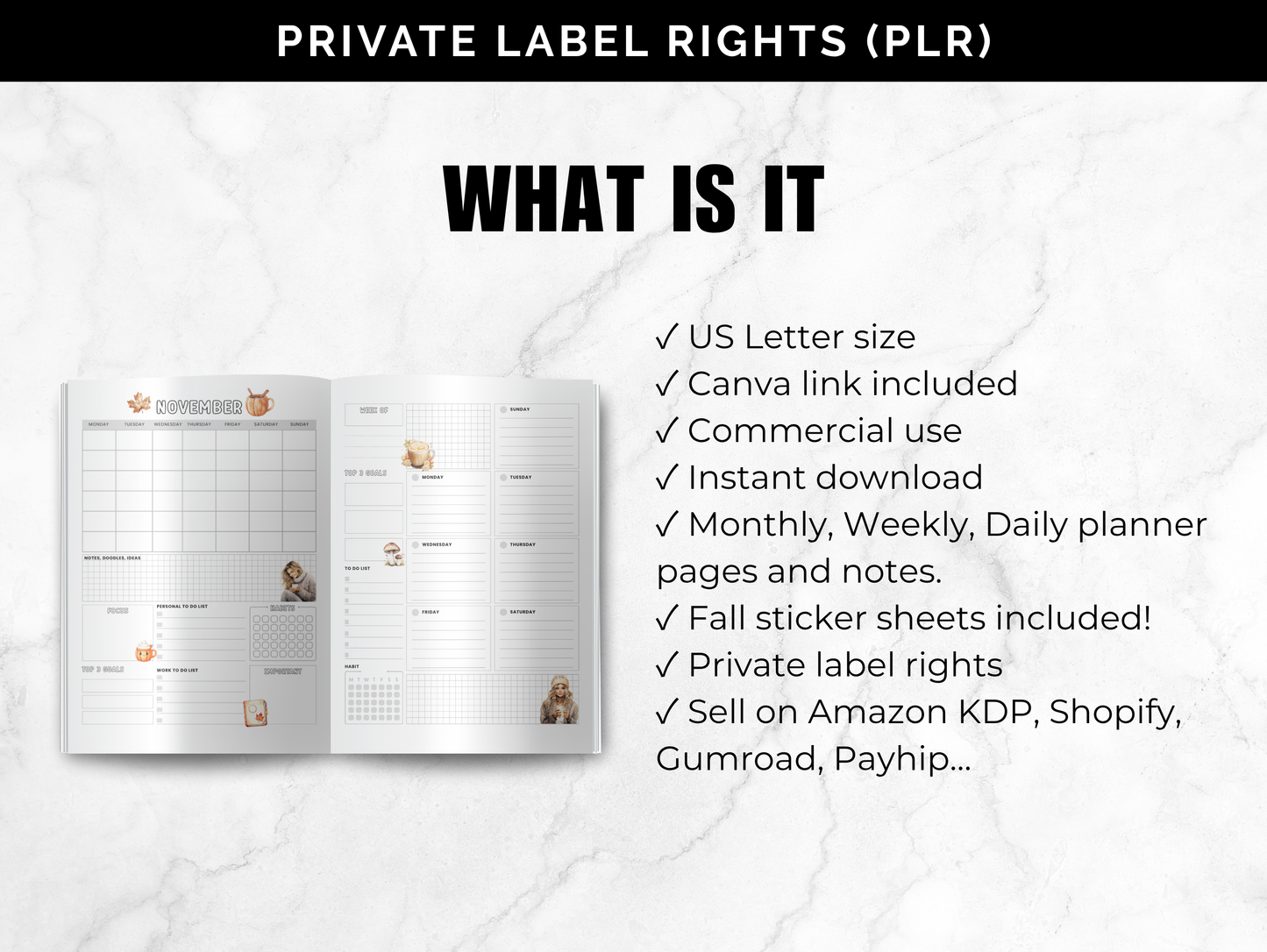 PLR November Planner