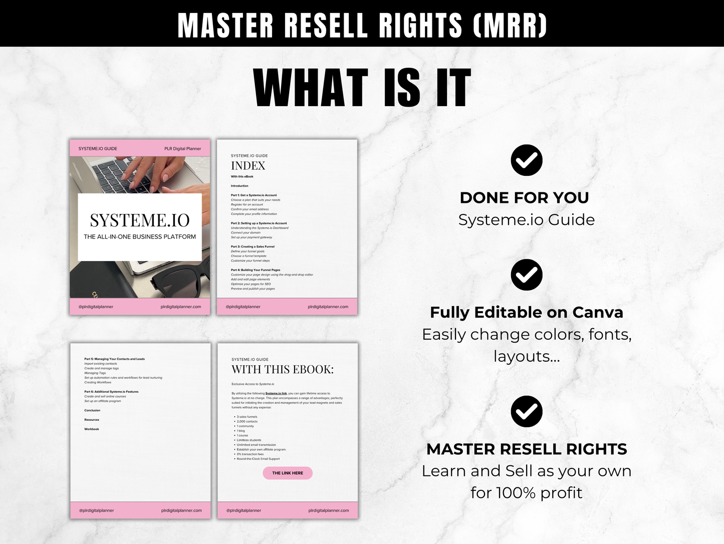 Systeme.io Guide with Master Resell Rights
