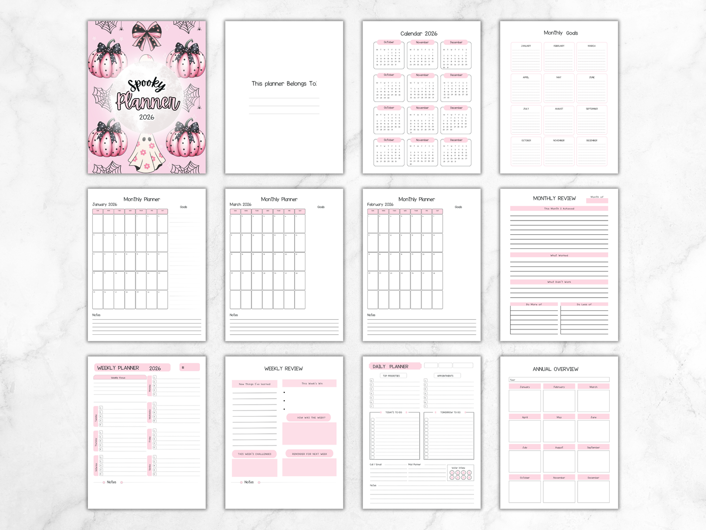PLR 2026 Spooky Planner
