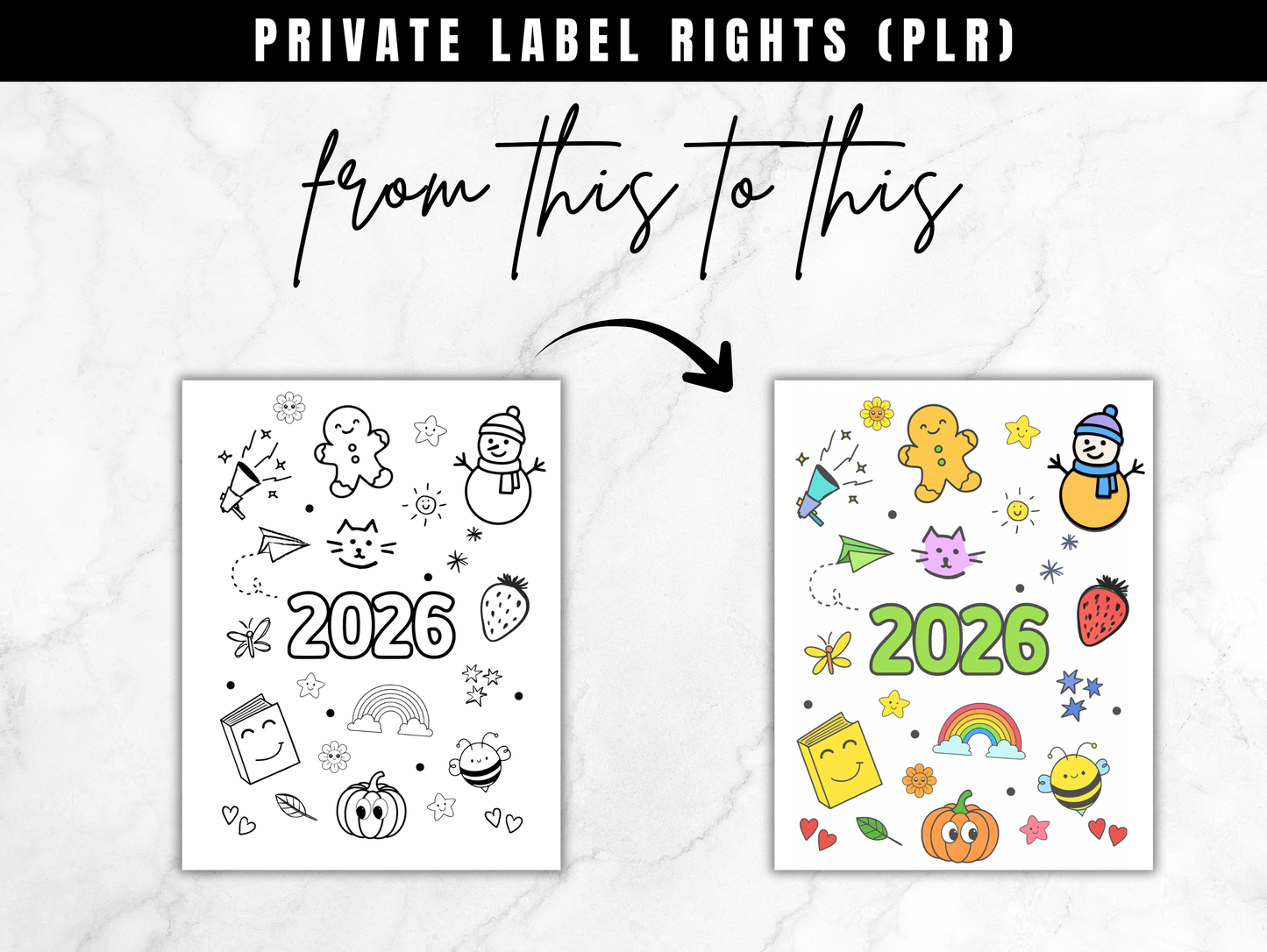 2026 Coloring Planner