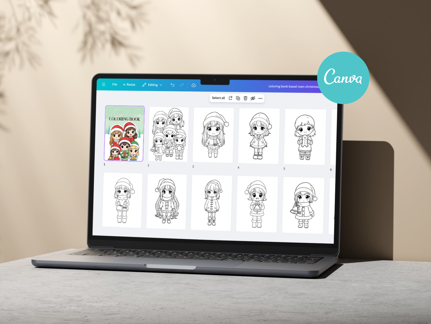 Kawaii Coloring Book