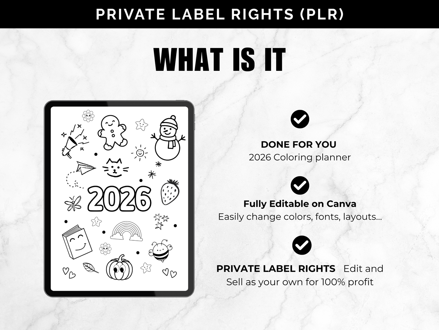 2026 Coloring Planner