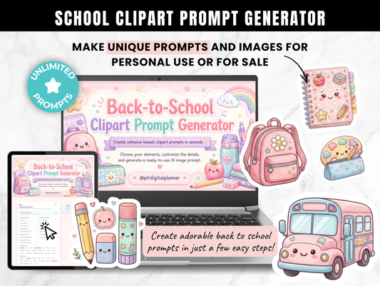 Back-to-School Clipart Prompt Generator