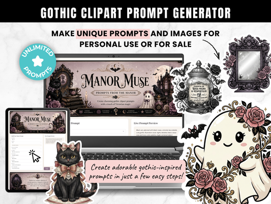 Gothic Clipart Prompt Generator