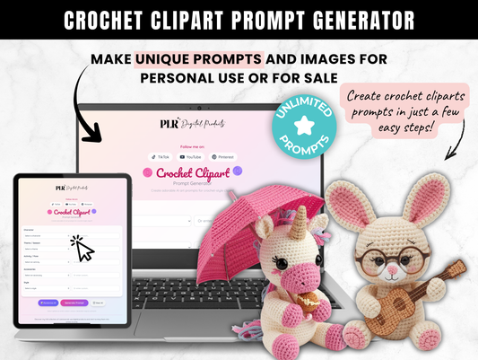 Crochet Clipart Prompt Builder