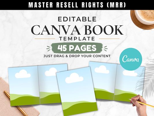 Editable Canva Book Template