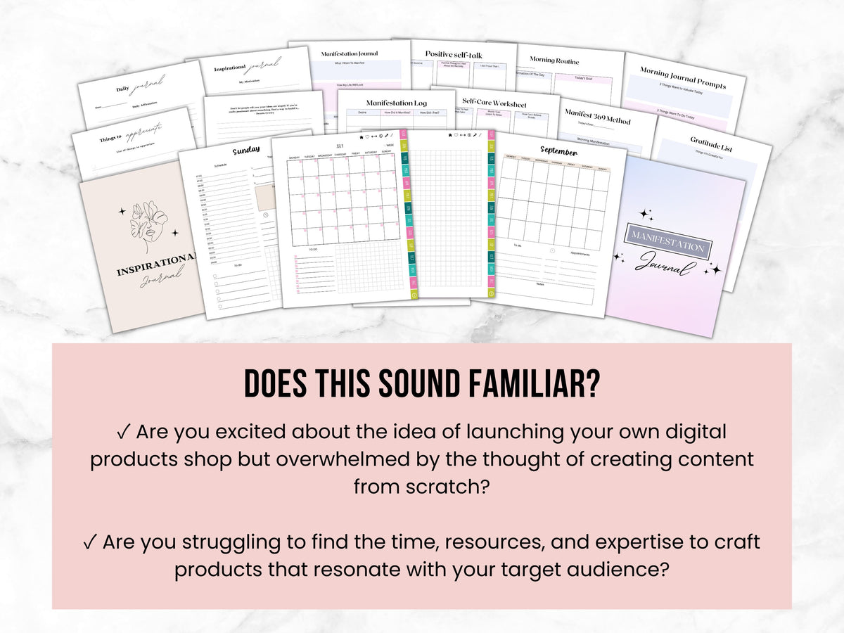 PLR Done-for-you Digital Products Bundle – PLR Digital Planner
