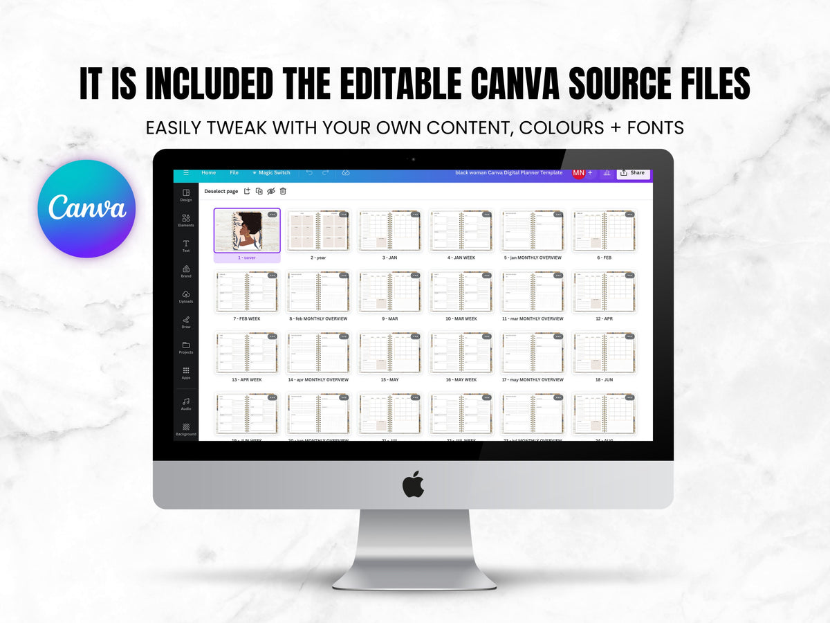 PLR Canva Digital Planner Bundle – PLR Digital Planner